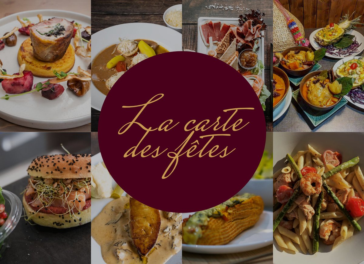 mulhouse's tweet photo. En décembre, les restaurateurs de #Mulhouse proposent une "carte des fêtes" pour les fêtes de fin d'année, avec pour chacun, un plat signature à commander, à emporter ou en livraison : faites-vous du bien en leur faisant du bien, soyez solidaires !🍽️✨ https://t.co/S88F3fJkkI https://t.co/OvNvI48FzK