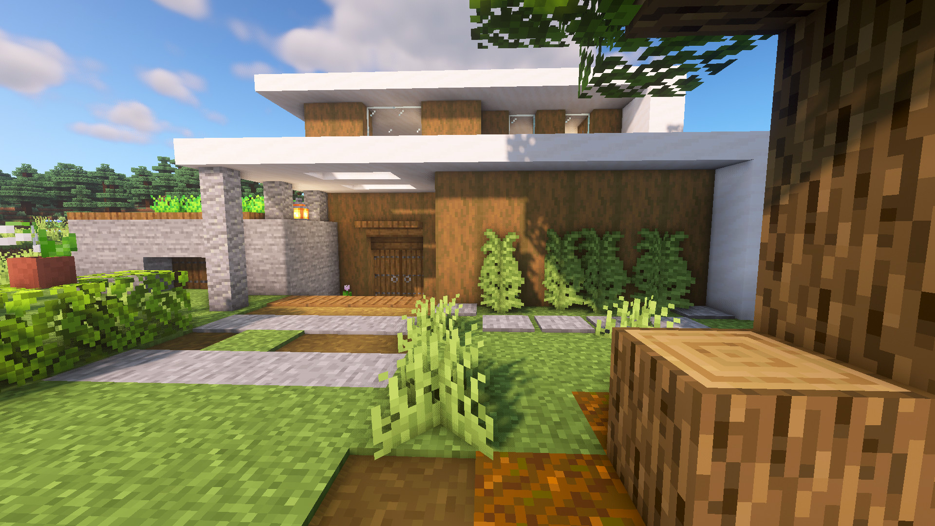 Fedo on X: A modern survival house in Minecraft Tutorial: https