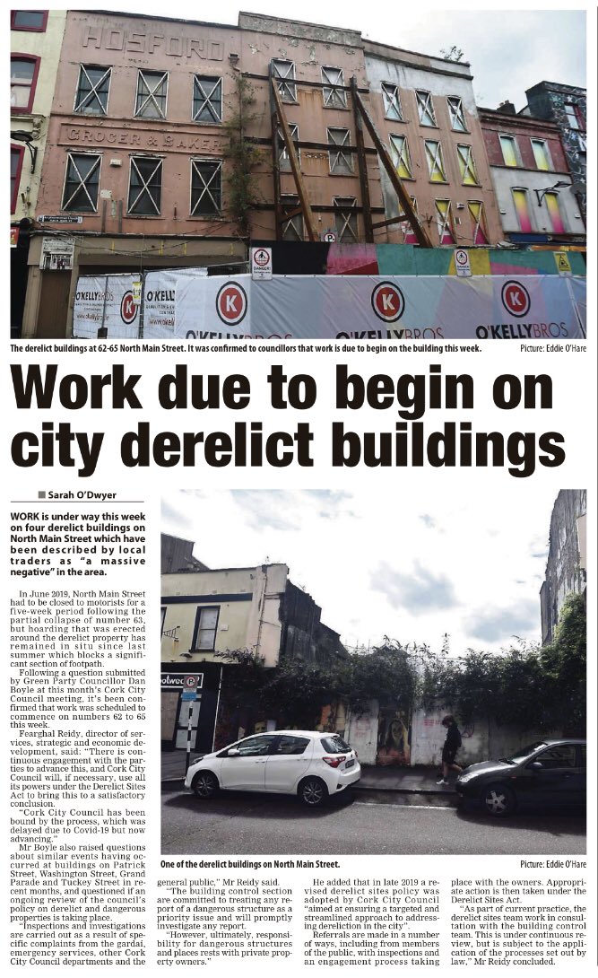 what can you say about these 4 beautiful properties in the historic spine of Cork City centre, built in 1820, 1760, 1760 & 1885its truly mindboggling why we do this to ourselves, our cities & our heritage in IrelandNo.200 to 203  #dereliction  #heritage  #housingforall  #economy