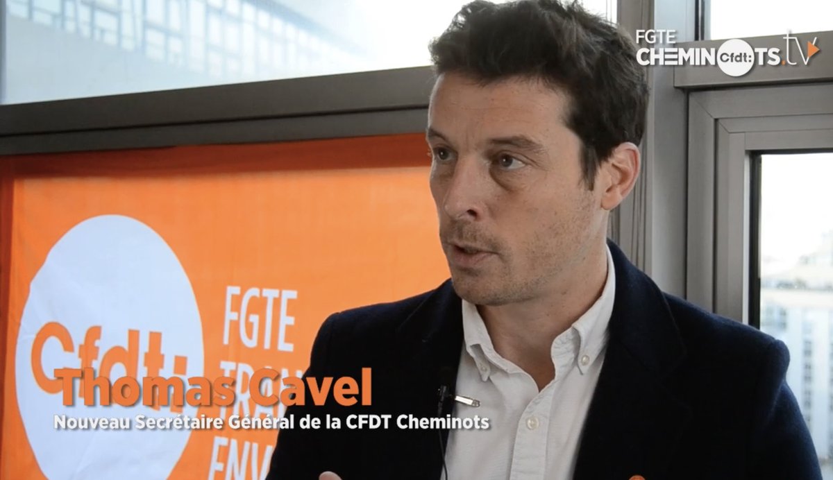 II VIDÉO II Thomas Cavel, secrétaire général de la <a href="/cfdtcheminots/">cfdtcheminots</a>, s'exprime sur les actions menées par le syndicat pour faire respecter les #congés2020 des cheminots 📽️ Du 4⃣ au 🔟, votez #Cfdt aux CA #SNCF‼️

🔗 vimeo.com/487204308