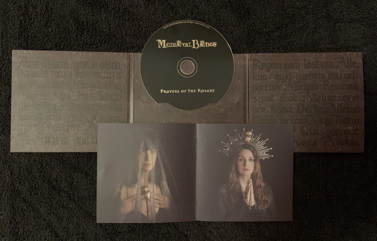 Our 10th studio album ‘Prayers of the Rosary’ is out today. Available on CD, DL and streaming here mediaevalbaebes.bandcamp.com/album/prayers-…