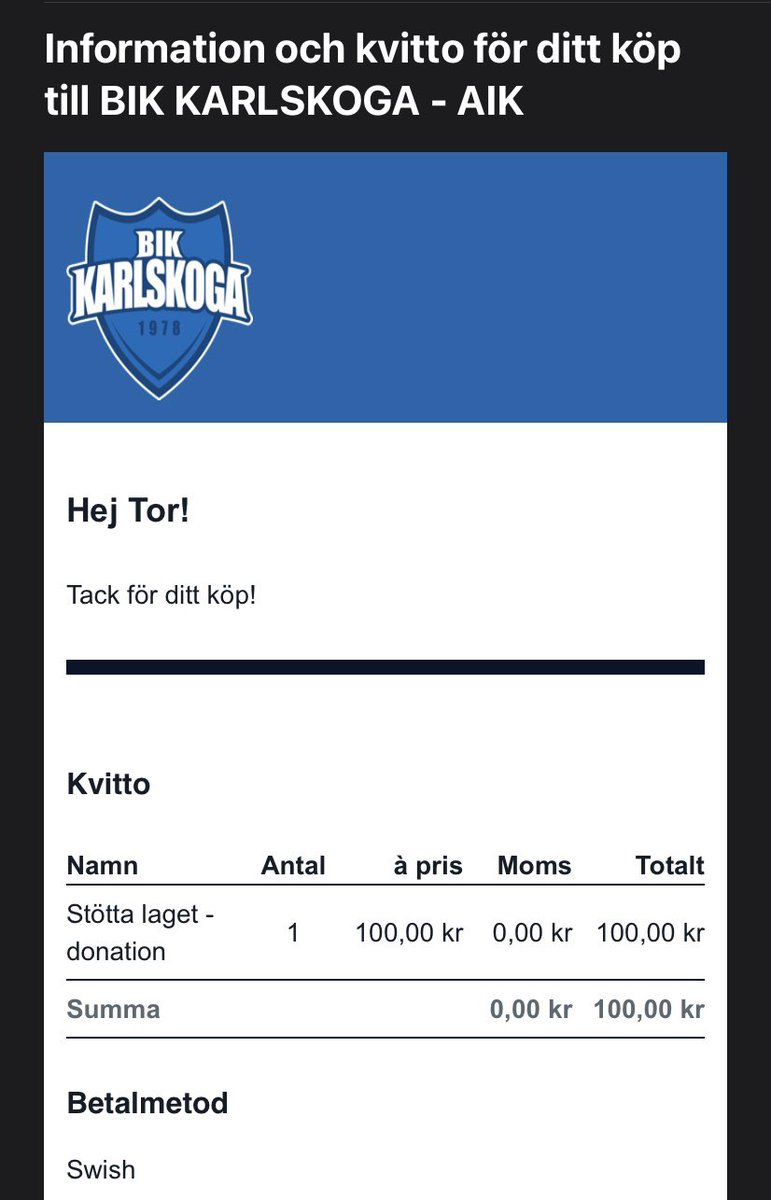 Torimmo's tweet image. Tack @JakobBengtzen !
Givetvis hänger jag på och stöttar! 
Utmanar även @sebbefakt @Karlsson_16 och @Abergkvist7
