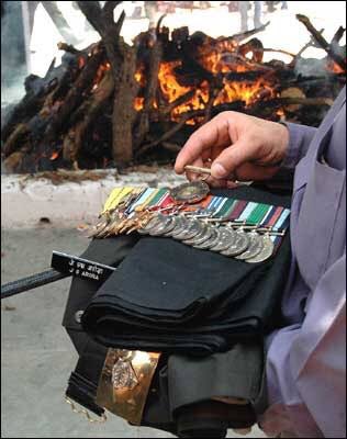 "My son is not interested in all these mementos" he says wryly. But the army certainly is. And the people too, who still remember Aurora- Bangladesh wale.