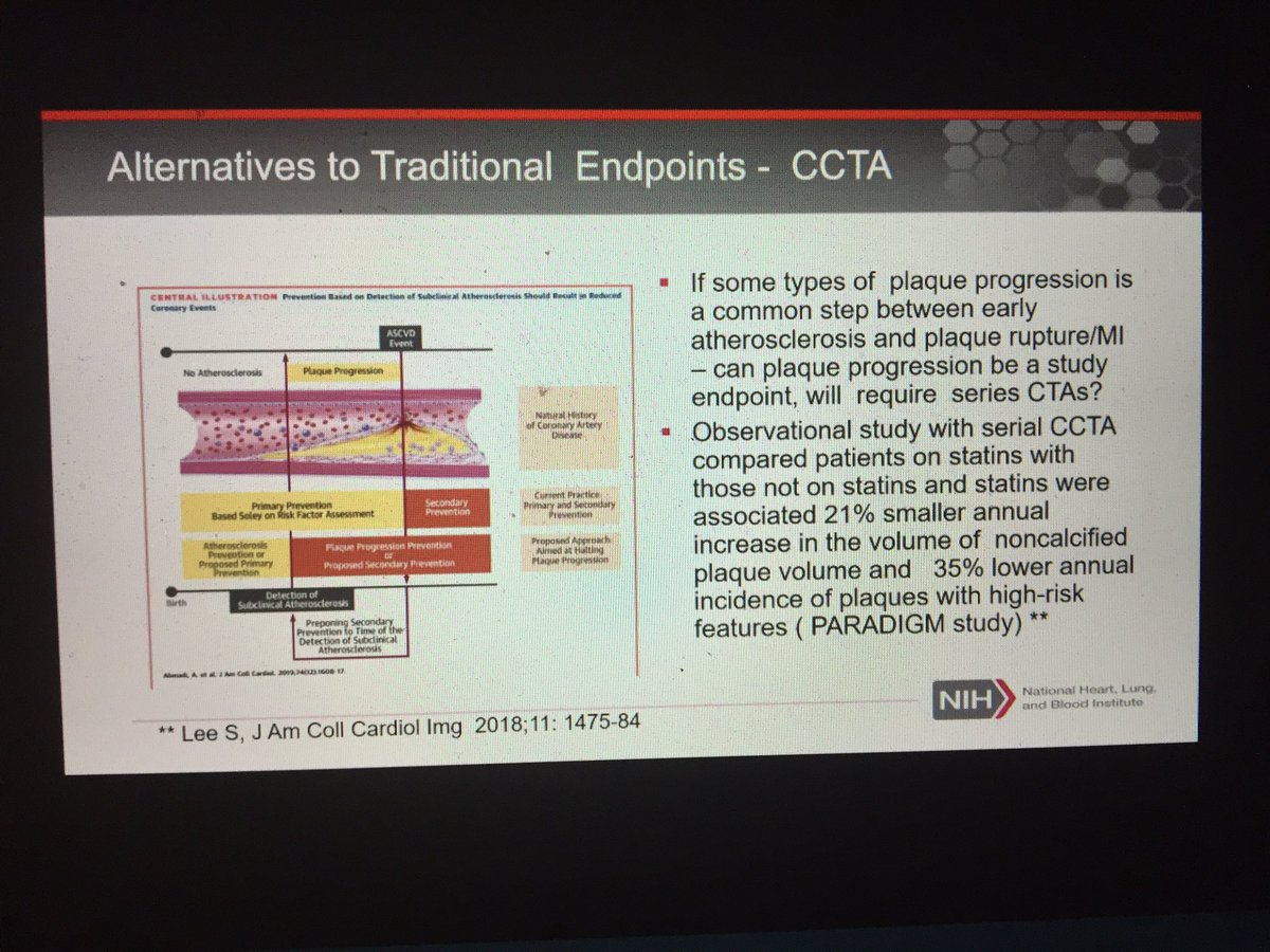 What are the best surrogate markers in trials? Bnp, TnI?Plaque progression by  #yesCCT could be one!