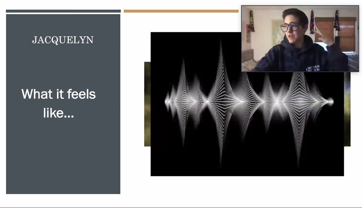 CYPFAutismForum's tweet photo. Brilliant to hear Autistic advocate Jacquelyn giving her insights from her personal experiences! @AutismLevelUP #emotionalregulation #dysregulation #hpyersensitivity #hyposensitivity #asd https://t.co/7BhIoUWwr3