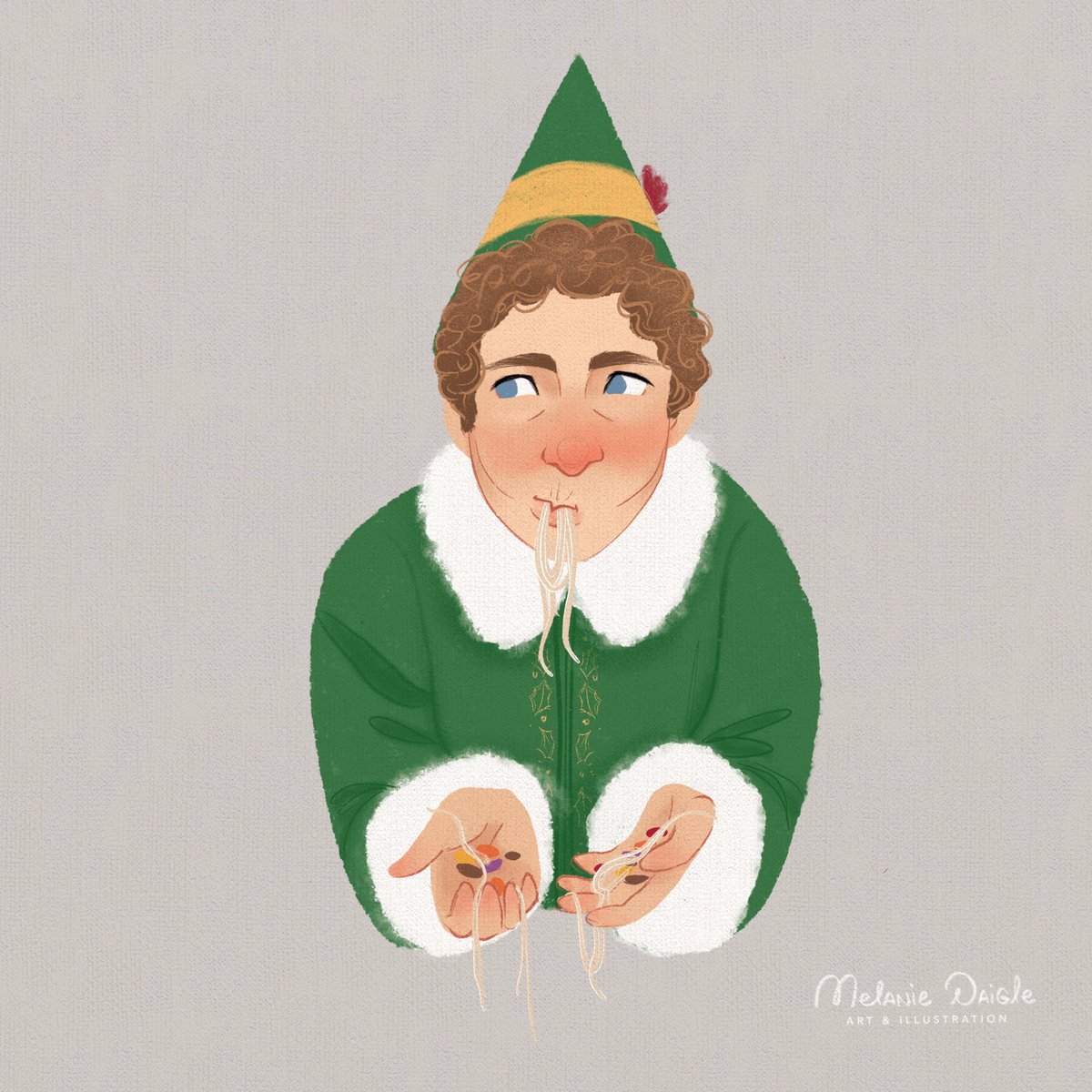 MelDaigleArt's tweet photo. A few #sixfanarts so far 😊🎄 Happy Friday! ❤️ https://t.co/8el4frVm7C