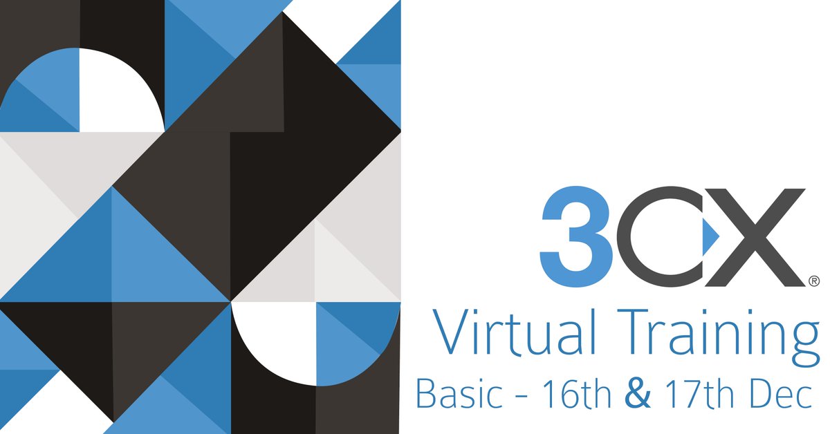 provu_uk's tweet image. As things begin to slow down over the festive season, we invite you to join us and get ahead for the new year with our @3CX Basic Virtual Training . blog.provu.co.uk/kick-off-the-n…

#training #virtualtraining #basiccertification