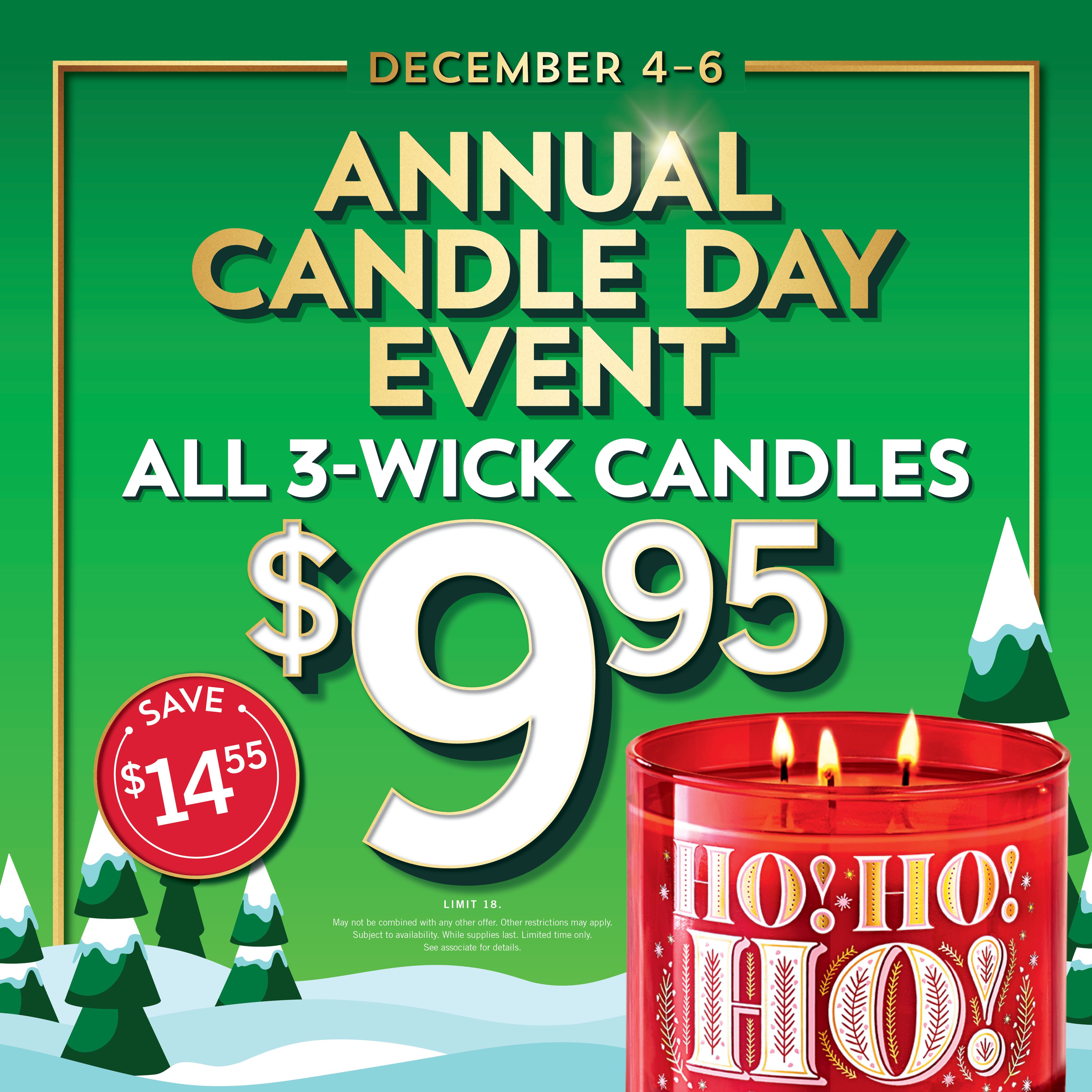 Bath and body works 3 wick candle sale 2020 deals