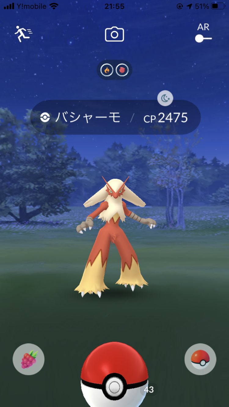 توییتر らむ در توییتر 野生のバシャーモ出た ポケモンgo バシャーモ T Co Afu2s6pl6e