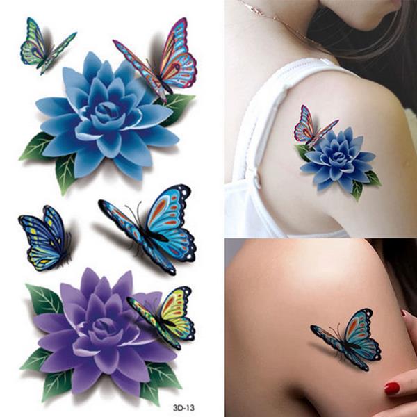 #flashdeal #discount Colorful 3D Butterfly Flower Rose Tattoo Sticker Waterproof Temporary Decal DIY Body Art https://t.co/akUR53UhI6 https://t.co/7OQF1T7Q31
