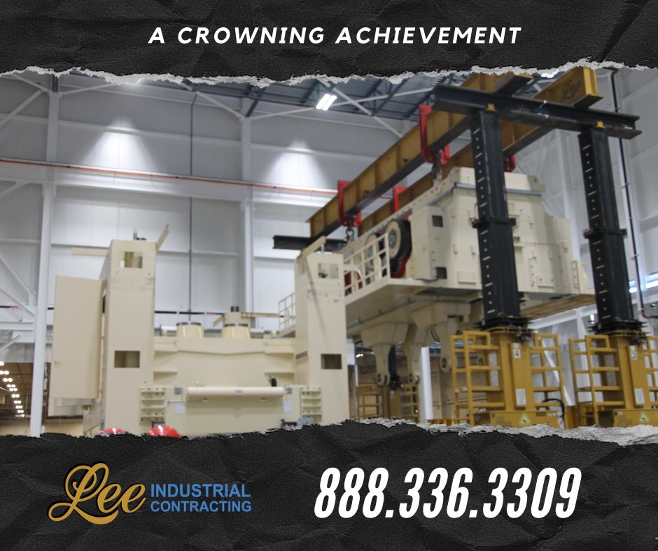 #DYK The top part of a press is called a crown? We call it a crowning achievement. Call today for a free quote on your next press install and to see our industry-best riggers in action! 888.336.3309