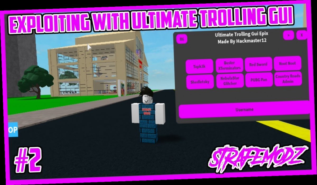 Trolling Gui Roblox Script