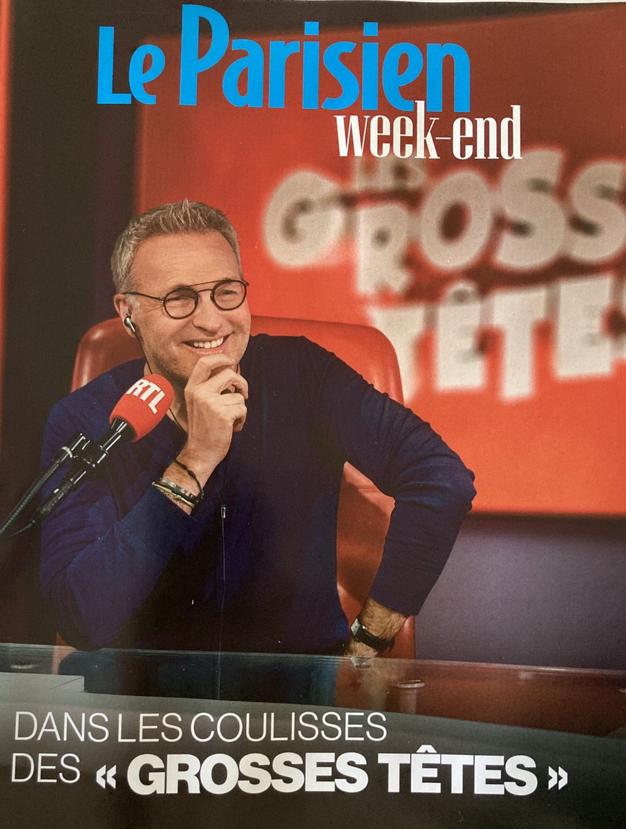 .<a href="/ruquierofficiel/">Laurent Ruquier</a> et “la recette secrète des <a href="/GrossesTetesRTL/">Les Grosses Têtes</a> “ #Succes 🔝🥇🏆🔥🧨🚨❤️ @LeParisienWE <a href="/le_Parisien/">Le Parisien</a> #Leader (2.1 millions en ac) 👏