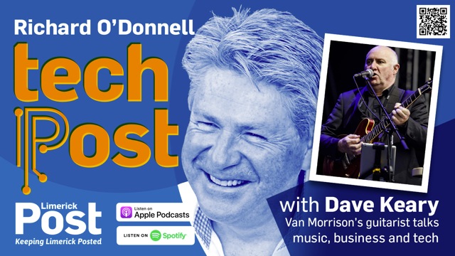 TechPost Episode 11 Dave Keary Van Morrison guitarist talks music, business and tech