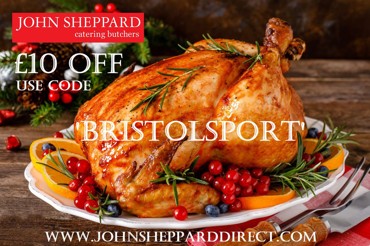 Support local business this Christmas! 🌲
 
John Sheppard Butchers are offering £10 off for #BristolCity fans this Christmas with the code 'BRISTOLSPORT'
 
Get your hands on a delicious Christmas hamper! 🦃
 
Order now: 👉 johnshepparddirect.com