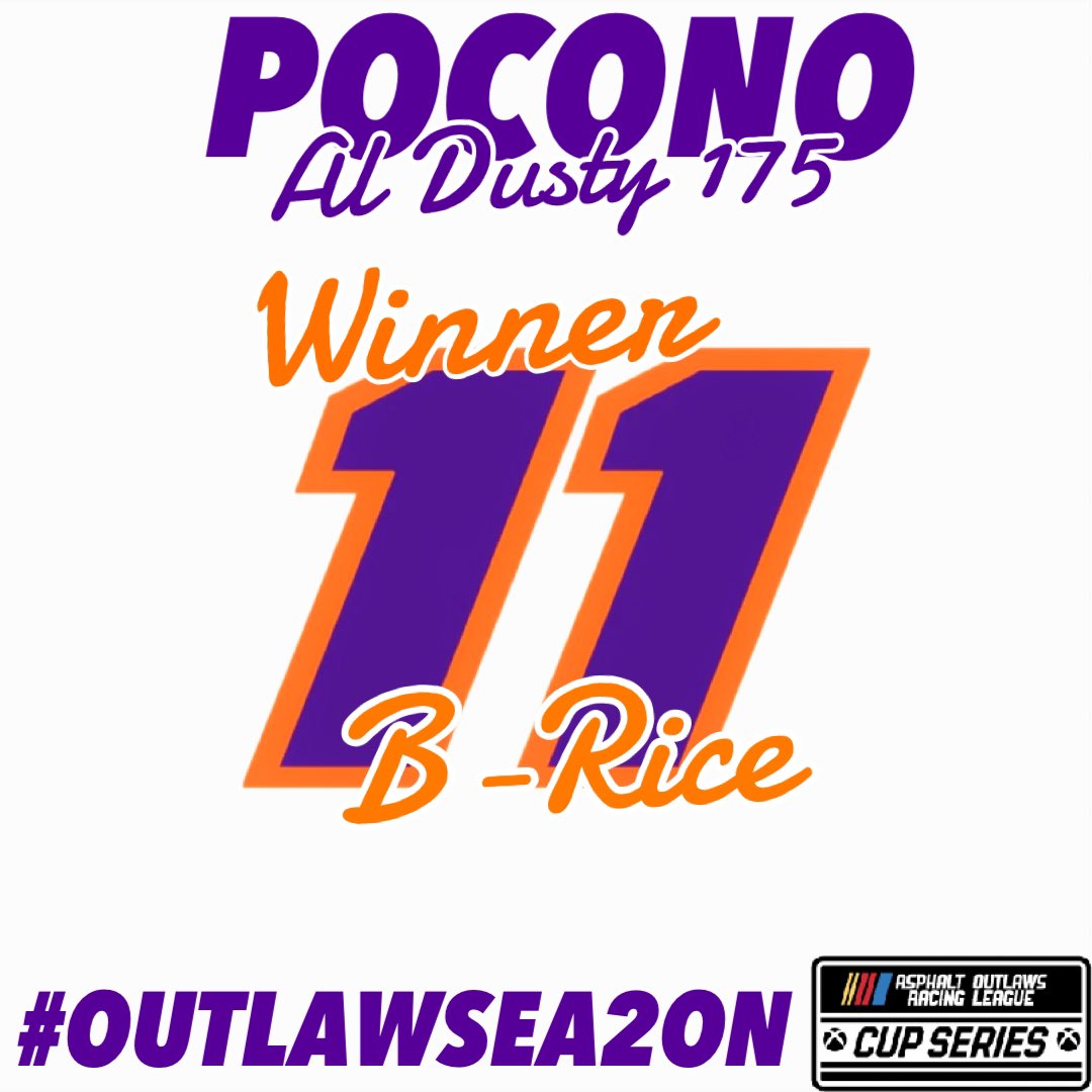 AsphaltOutlawRL's tweet photo. Congratulations to @B_Rice_11 on his #AORLcup win @PoconoRaceway #OUTLAWSEA2ON https://t.co/qKnBvjxbt3