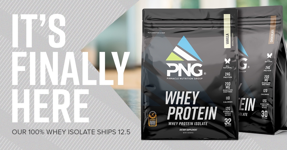 It’s your Whey! 
We are excited to announce that our 100% Whey Protein Isolate in now Available. Its clean, its balance, and its tasty. Head over to the link in bio to get your 2lb bag now!

pinnaclenutritiongroup.com/collections/nu…