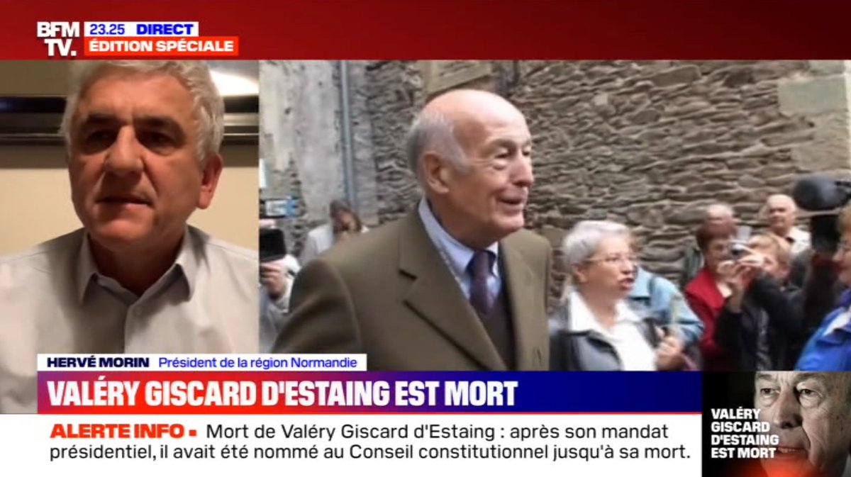 Hervé Morin : “Il a été extrêmement vigilant sur la modernisation des forces armées. Il a été un grand président pour la modernisation de notre défense.” Et pour nos interventions militaires en Afrique.