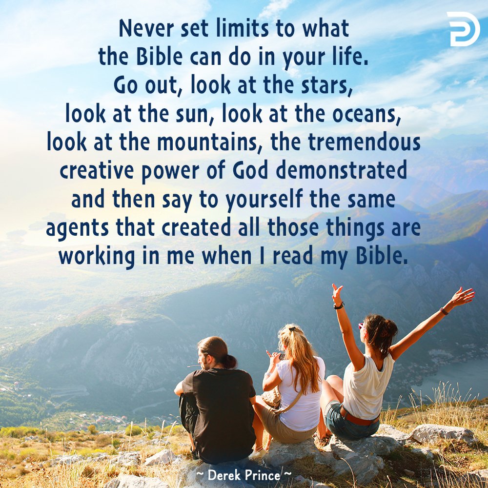 DPMUSA's tweet image. #derekprince #readmyBible #neversetlimits
