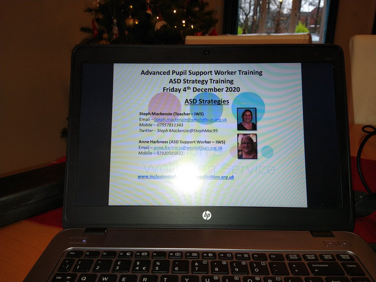 StephMack95's tweet photo. Excited to present ASD Strategy Training with @AnneHarkness8 to APSW from West Lothian. #IWSCLPL @LoveWestLothian @IWS_Secondary @IwsEit https://t.co/hxBlUofYY8