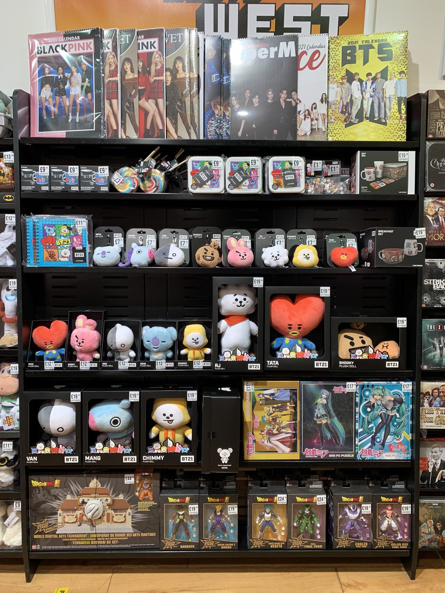 hmv Huddersfield on X: #Kpop and #BTS fans will love this one: brand new  in BT21 plushies and keyrings!  / X