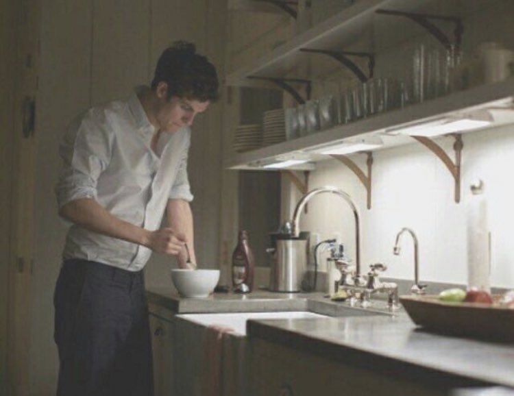 ⠀ ⠀
  well, the cooking master is here.
       ⠀ ⠀
    i hope i won't burn the house.
       ⠀ ⠀