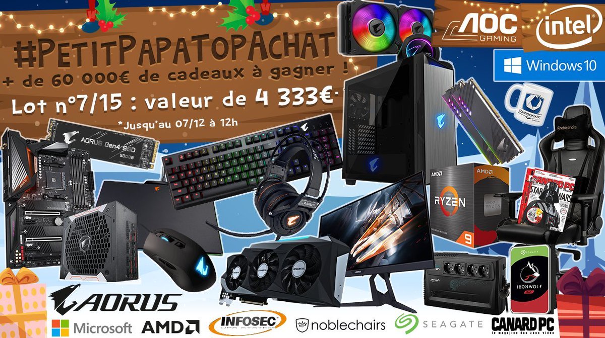TopAchat's tweet image. #Concours 🎁 #PetitPapaTopAchat 🎄

Le #Lot7 est disponible !

A vos #RT !
