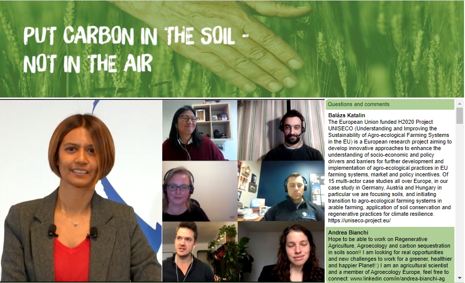 ProjectUniseco's tweet image. We are also attending and contributing to the excellent 👏 discussions on #RegenerativeAgriculture4Climate. 

Of 15  #multiactor case studies in #ProjectUniseco in 🇦🇹🇩🇪🇭🇺we focus on #soil, #agroecology practices and #climatechange: 
👉uniseco-project.eu