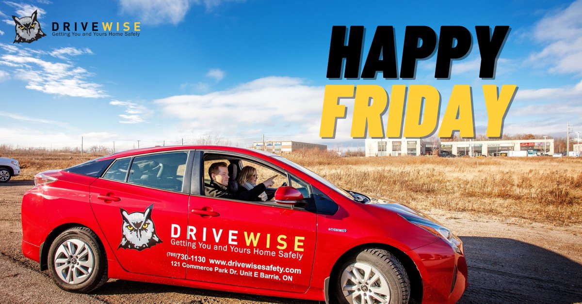 DriveWiseCanada's tweet photo. We hope everyone has an amazing and safe weekend! 🎉
#drivesafe #bealert #RoadSafety #safedrivingweek  🚗

https://t.co/MMBPMoCzN0 https://t.co/7P8G8CFfvx