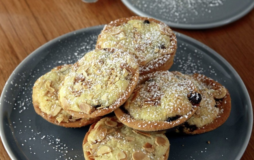 James Street Cookery School Frangipane mince pies, individual Christmas puddings