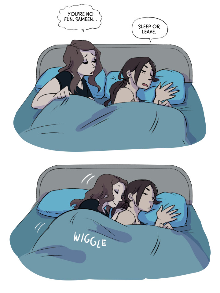 No socks in bed ?? 1/2 