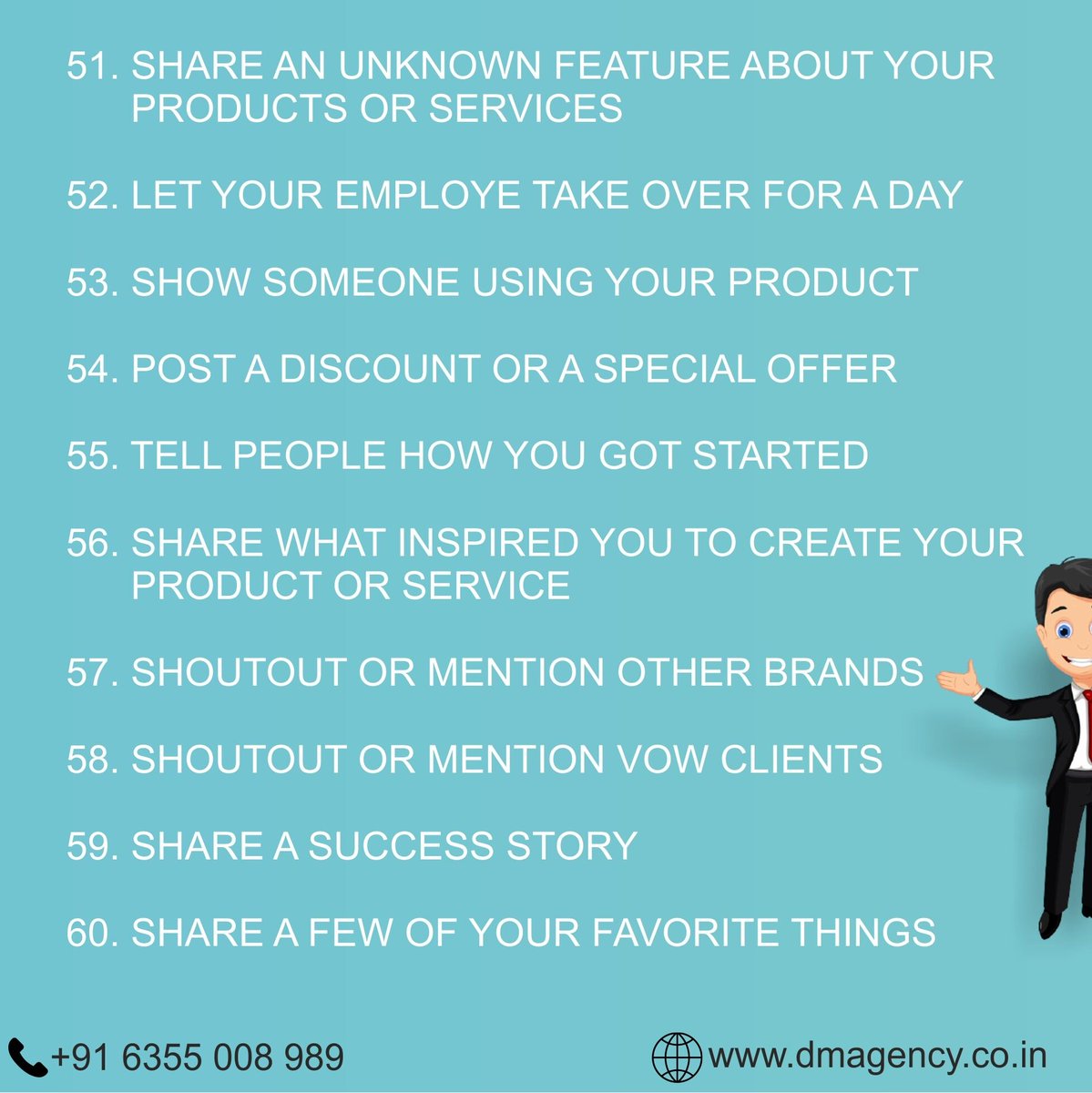 DMAI_Official's tweet photo. 70 KILLER Content Ideas To Post On Social Media
.
.
.
.
.
.
.
.
.
.
.
Hashtag Research π
#ArunVekariya ,
#DMAgency ,
#DMInstitute ,
#digitalmarketing ,
#SocialMediaMarketing ,
#Socialmediamanager ,
#SEO ,
#SMO ,
#PPC ,
#Googleads ,
#Facebookads ,
#YouTubeads ,
#Displayads ,
#B https://t.co/zCHE1RcrD7