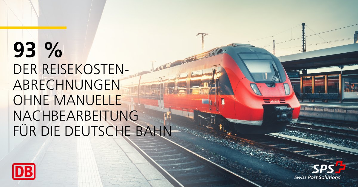 Durch RPA kann die Deutsche Bahn 93 Prozent der Reisekostenabrechnungen nun ohne manuelle Nachbearbeitung erledigen - und das bei 1,4 Mio. Dienstreisen der Angestellten alleine in Deutschland. okt.to/DzZwqJ
#bpshr #hrservices