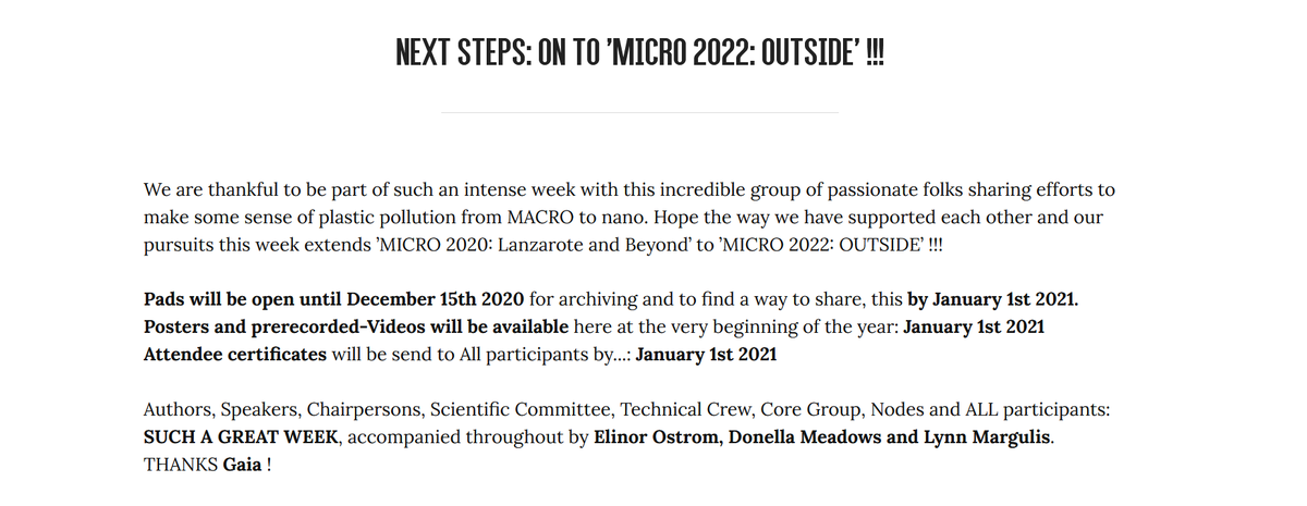 SFB1357's tweet photo. For all #MICRO2020 attendees that wondered when the pre-recorded videos will become available. It seems to be January 1st 2021 on the conference website that hosted the live streams. 
Already looking forward to #MICRO2022💙 https://t.co/GfuIPncDAL