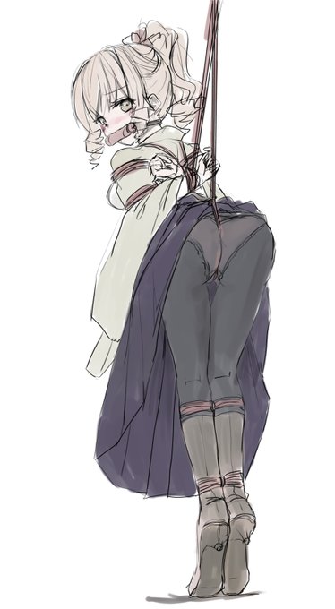 #見た人も緊縛を無言であげる 