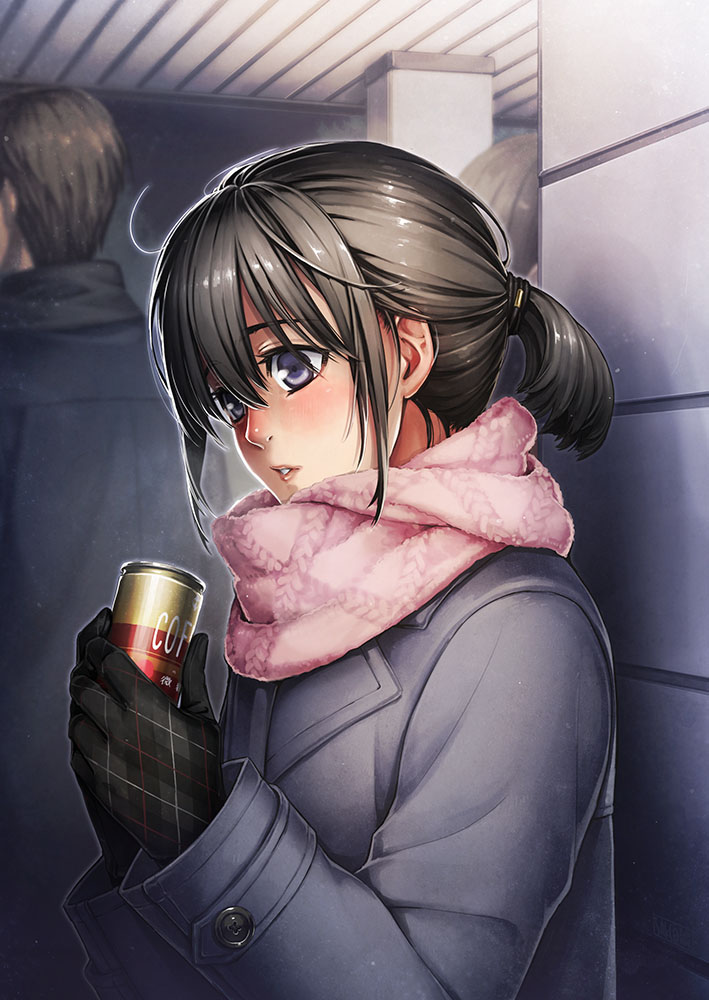 さくこ 待ち合わせ 35分前 イラスト オリジナル 女の子 缶コーヒー T Co Igoyhzdyvl Twitter