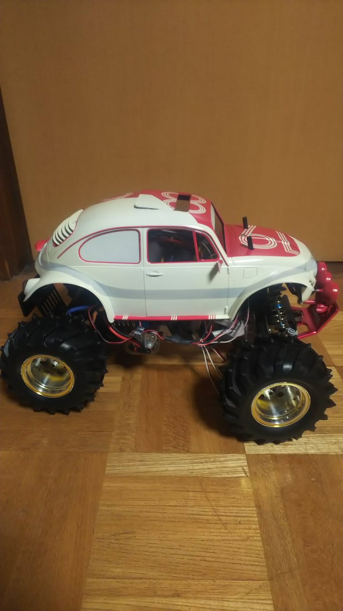 耐久で肉焼くと チョンマゲrcgp モンスタービートル タミヤrc パインビーチレースウェイinチョンマゲrcgp用に 製作してたモンスタービートルのボディ 完成しました 当初デカール貼る予定でしたが センスがないので今回は貼りません 笑 T Co