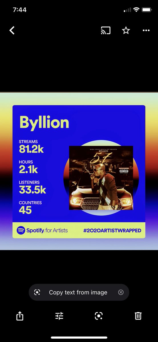 iAMBYLLION's tweet photo. Not bad for working a 9 to 5 to support my family and still pursuing what I love on the other hand! Thanks everyone! https://t.co/fUW84sabdx