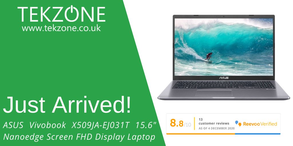 Looking for a small entry-level laptop packed with powerful performance?

The ASUS Vivobook X509JA-EJ031T Laptop makes the perfect travel and home companion, whether for work or for play 💻 Now available at Tekzone: bit.ly/37CJDCb