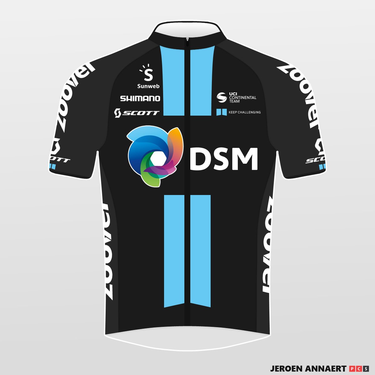 2021 jerseys Team DSM @DSM (Former @TeamSunweb )
 #PCSminis2021