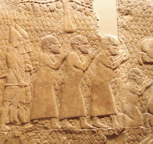 21. Lachish ReliefsThe Assyrians were the first to conquer the Middle EastTheir campaign against the Kingdom of Judah displaced 200k people, making these reliefs an early depiction of refugees
