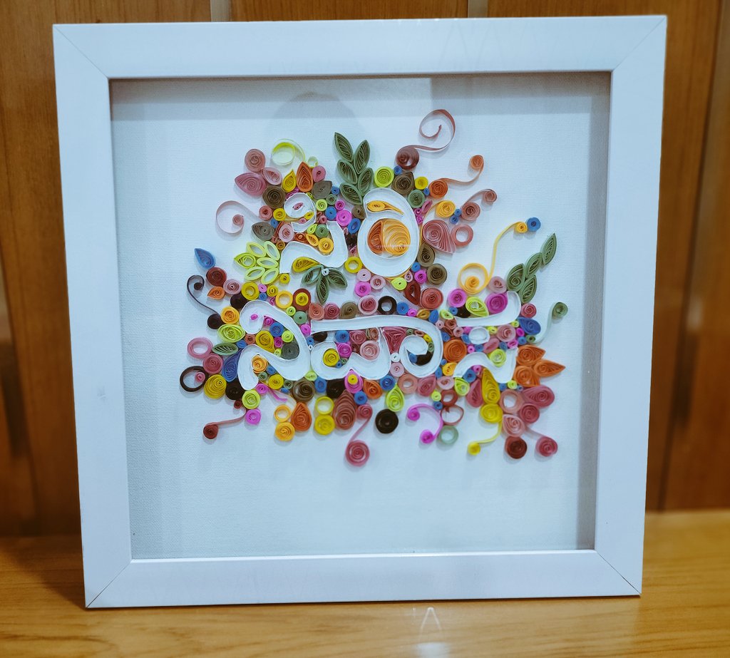 AshwiniMS_TNIE's tweet photo. #LetsHelpLocal
Got this handmade Nameplate board done . Paper quilling by Artist Faiza. It took three days for this beautiful art piece . Cool idea to gift someone.
Please encourage her by ordering.
WhatsApp : 9447185625 https://t.co/J53r2ku6NM
