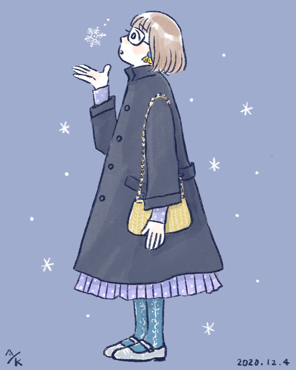 魔女っぽいコートを着たいなぁと思ったら なんか学ランに見えてきたやつ 今日も朝 くもやあきこのイラスト 魔女っぽいコートを着たいなぁと思ったら なんか学ランに見えてきたやつ 今日も朝 くもやあきこのイラスト