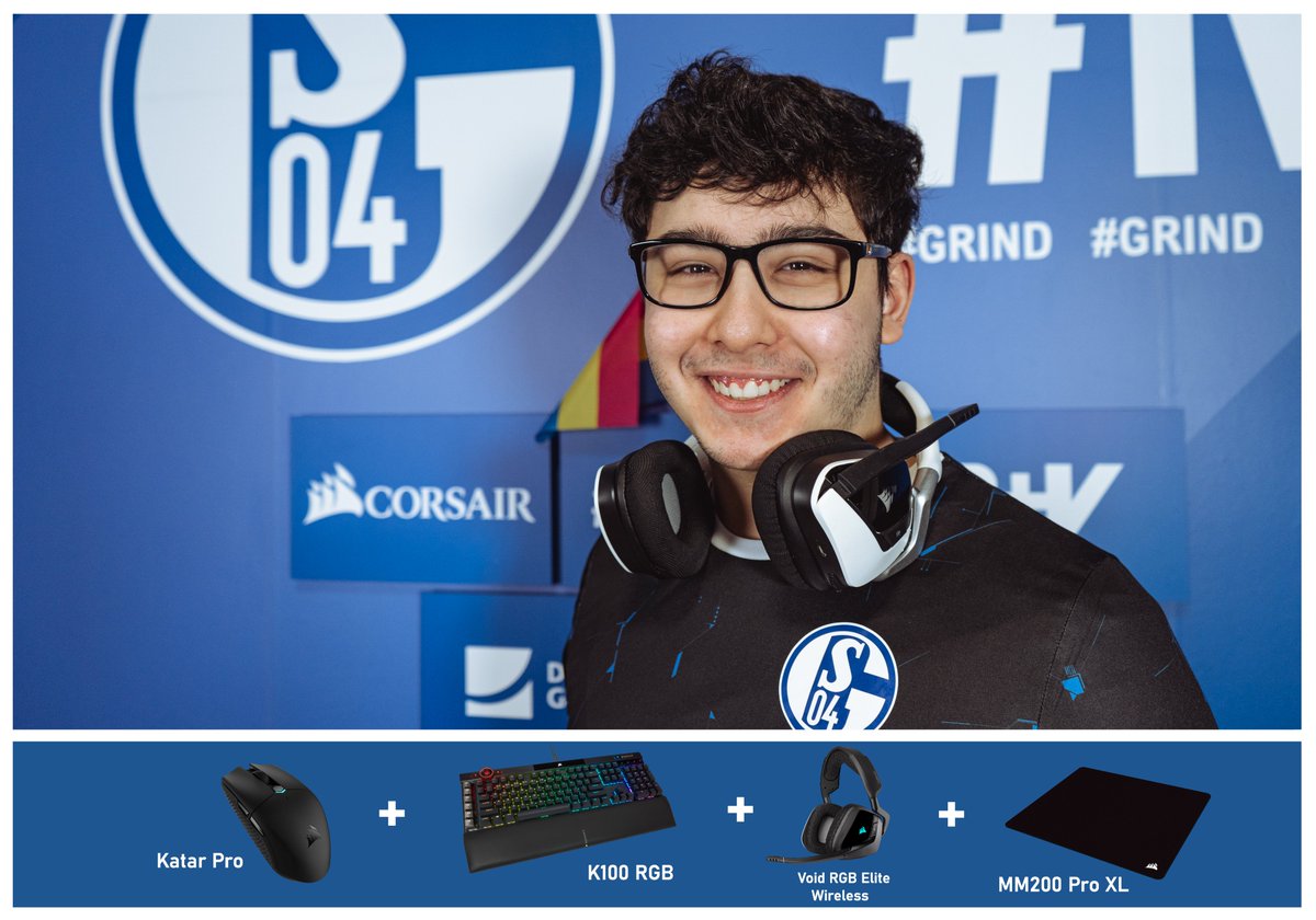 Schalke 04 Esports League of Legends (@s04esportslol) on Twitter photo To celebrate @TSMBrokenBlade's arrival, our partners at CORSAIR decided to give away a complete set of the gear our #LEC players use every day!
How to enter:
- Follow <a href="/CORSAIR/">CORSAIR</a>, <a href="/S04Esports/">Schalke 04 Esports EAFC</a> & @TSMBrokenBlade
- RT this tweet
Winners will be drawn in one week - good luck! #S04WIN To celebrate @TSMBrokenBlade's arrival, our partners at CORSAIR decided to give away a complete set of the gear our #LEC players use every day!
How to enter:
- Follow <a href="/CORSAIR/">CORSAIR</a>, <a href="/S04Esports/">Schalke 04 Esports EAFC</a> & @TSMBrokenBlade
- RT this tweet
Winners will be drawn in one week - good luck! #S04WIN