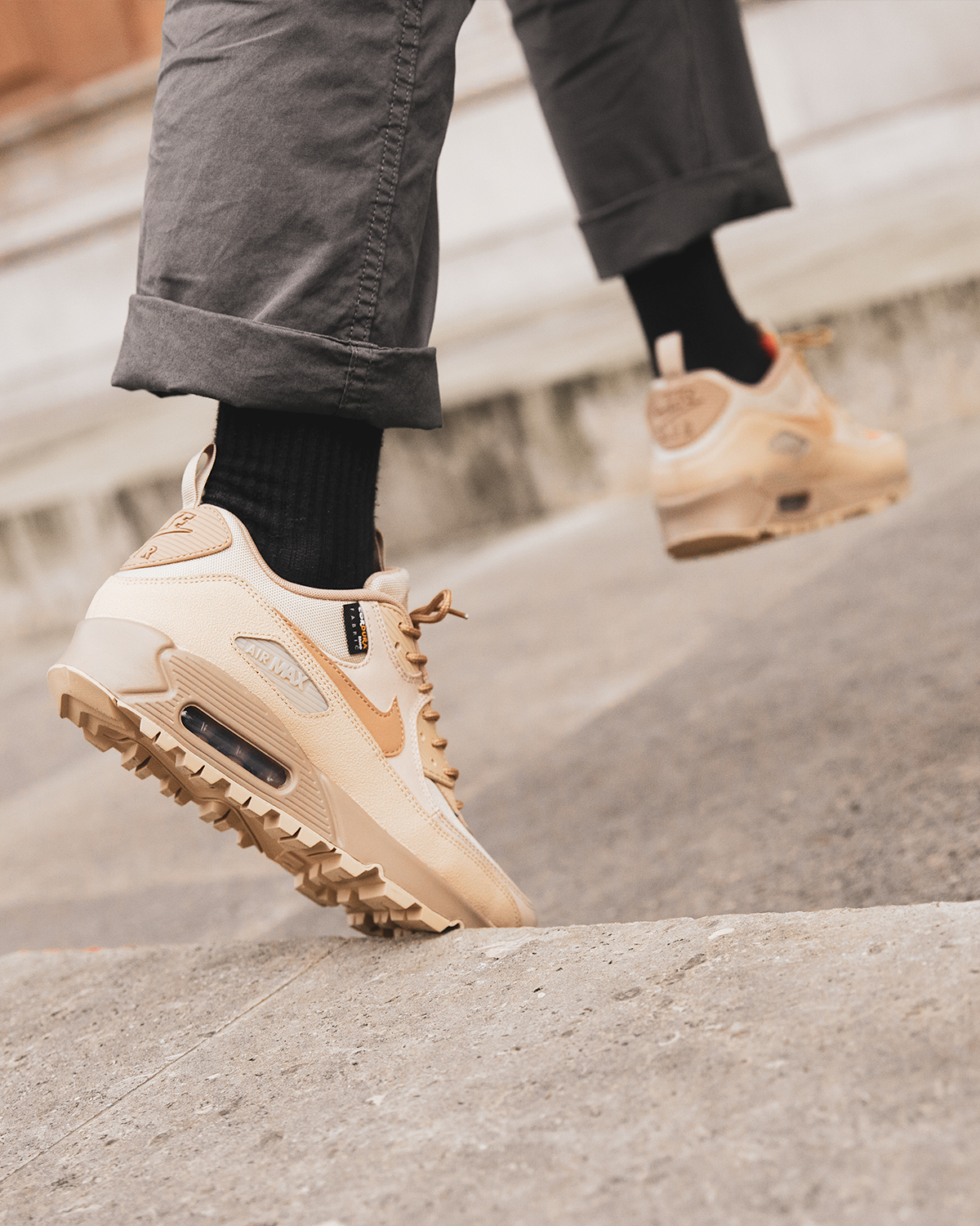 Footpatrol London on X Nike Air Max 90 Surplus Sand We ve just had a restock of the Air Max 90 Surplus Sand online. Sizes range from UK4 UK11 priced at
