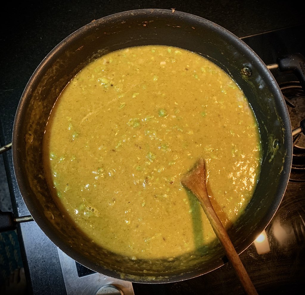 After a long day , Stress buster is to masshhhhh potatoes n peas to make  #MasalaPuri 