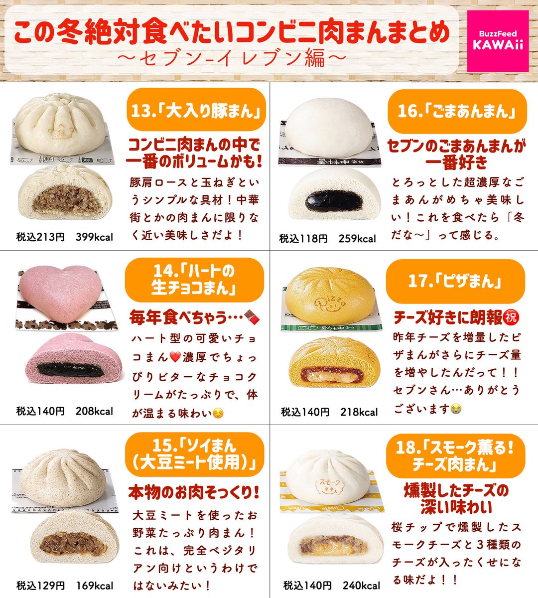 Buzzfeed Kawaii 今年もアツい コンビニ肉まん をファミマ ローソン セブン イレブンでまとめました どれが一番気になるかな Buzzfeed Kawaii 今年もアツい コンビニ肉まん をファミマ ローソン セブン イレブンでまとめました どれが一番気になるかな