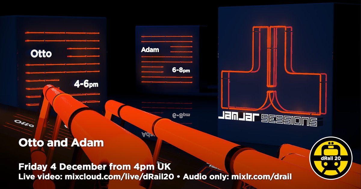 Join us today for our live video stream starting at 4pm GMT with Otto & @admrobrts from Jamjar Sessions. You will hear echoes of the #Balearic ethos, of #cosmicdisco, the deeper side of #house, #acidhouse, of slow #techno.
https://t.co/zPCkxKbGjL https://t.co/xpKQGUdxI6