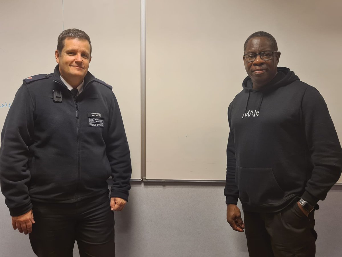 Last Night we had the honour of being visited by The Bishop Mark Nicholson <a href="/bishopman1/">Mark A Nicholson</a> from <a href="/ACTSCC_UK/">ACTS ChristianChurch</a> 
He met with <a href="/MPSAndyBrittain/">Commander Andy Brittain</a> at Croydon Police Station &amp; spent the evening on patrols with officers responding to emergency calls Video of his thoughts and findings to follow