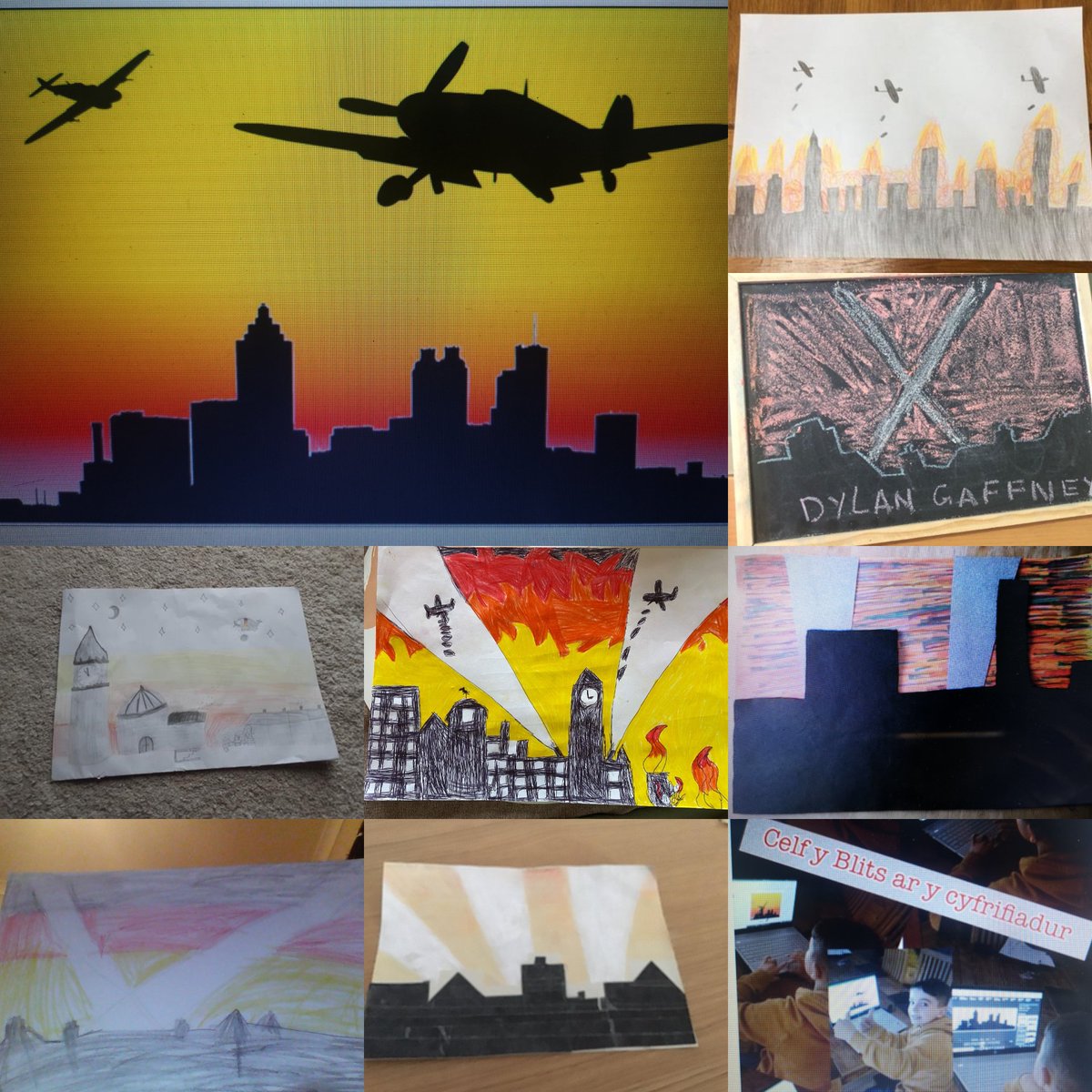 MrDTerfel's tweet image. Blits Abertawe 🔥✈️
'Lle mae Abertawe'n Fflam'  - Tangnyfeddwyr gan Waldo Williams.
The Swansea Blitz 🔥✈️
'Where Swansea is a flame' - Tangnyfeddwyr - written by Waldo Williams.
#6SS #hunanynysu #isolating #dysgucyfunol #blendedlearning